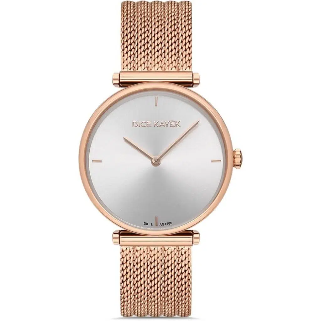 Dice Kayek Kadın Kol Saati Yeşil &amp; Rose - Rose Gold