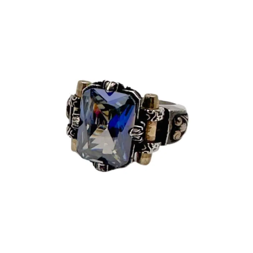 Mistik Topaz Taşlı Erkek Yüzüğü 230047236G25Y