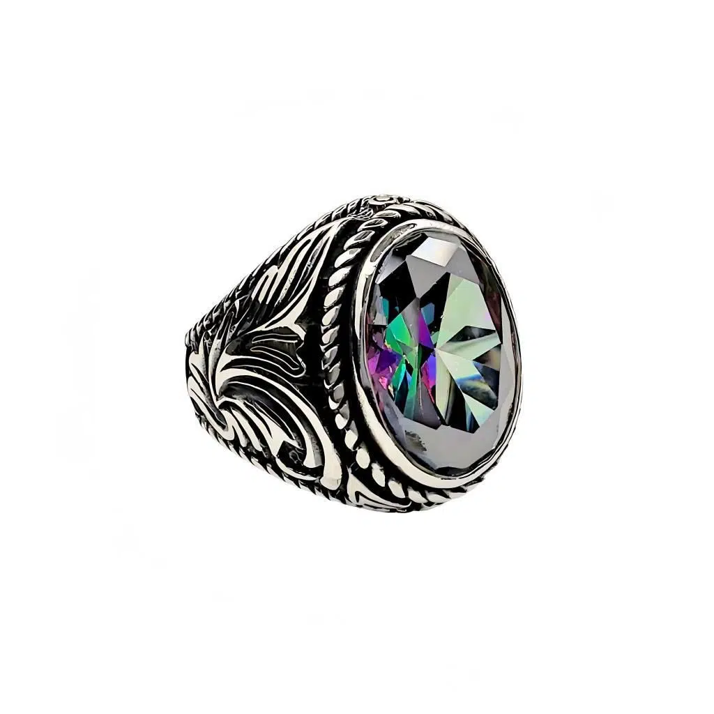 MistikTopaz Taşlı Erkek Yüzüğü 230047494G23Y MistikTopaz Taşlı Erkek Yüzüğü 230047494G23Y