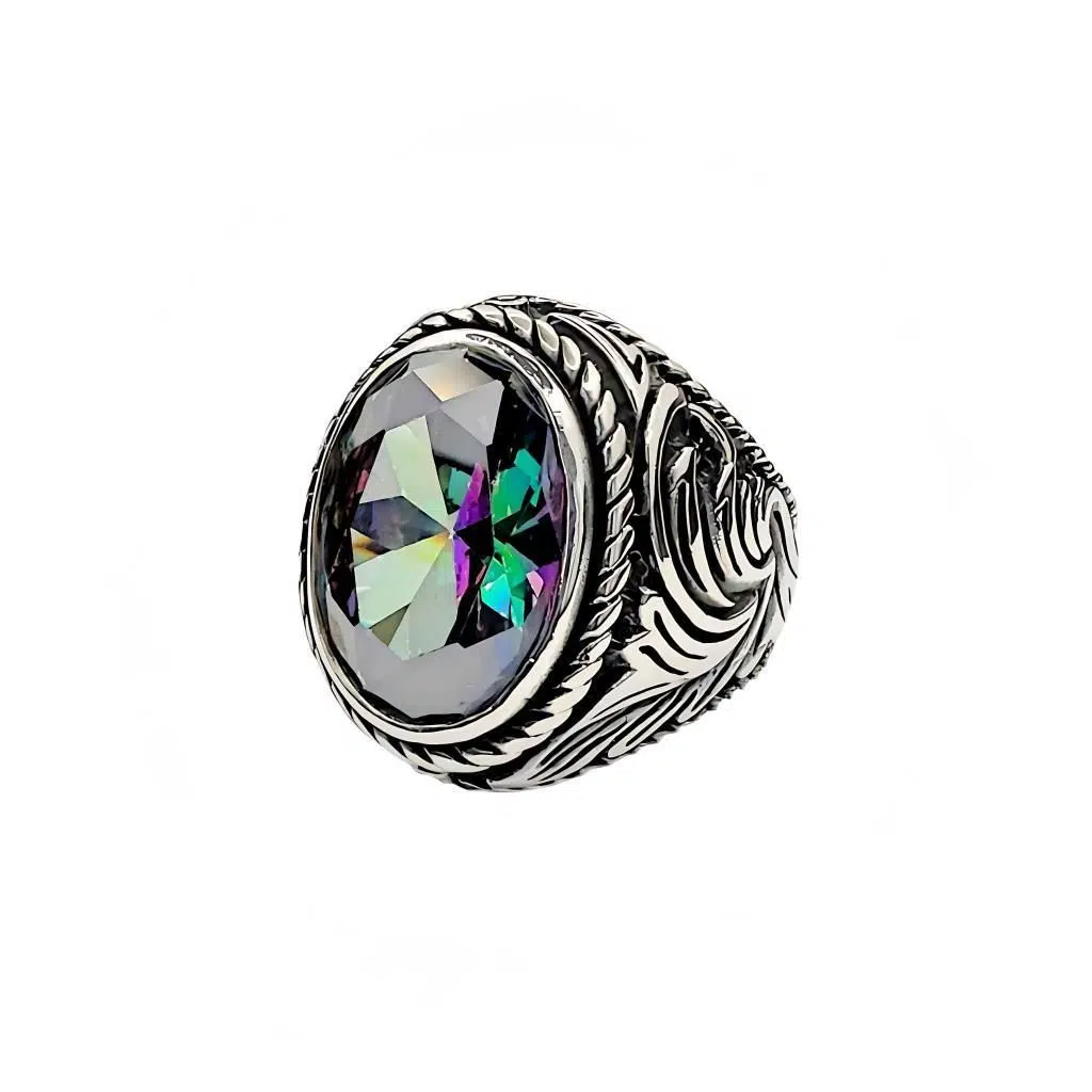 MistikTopaz Taşlı Erkek Yüzüğü 230047494G23Y MistikTopaz Taşlı Erkek Yüzüğü 230047494G23Y