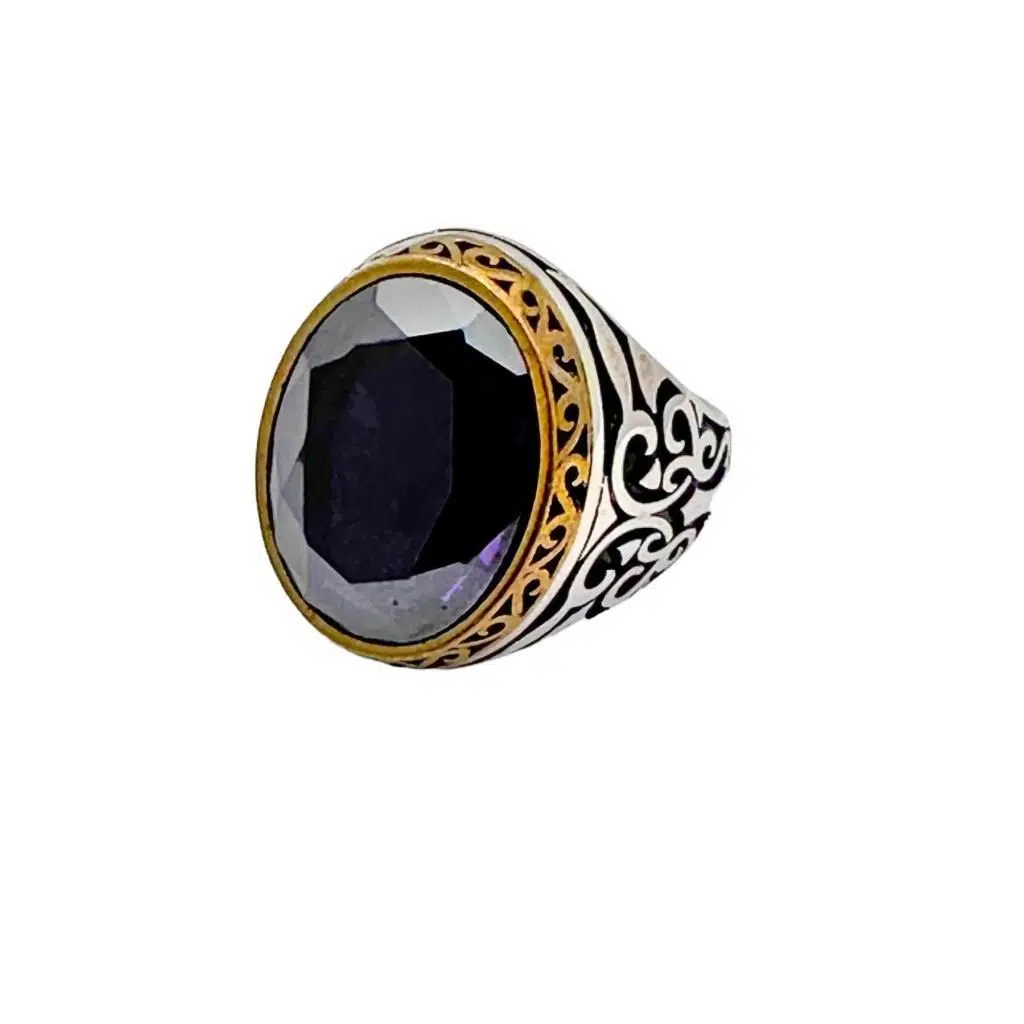 Onyx Taşlı Elişi Figürlü Erkek Yüzüğü 210040483G21Y Onyx Taşlı Elişi Figürlü Erkek Yüzüğü 210040483G21Y